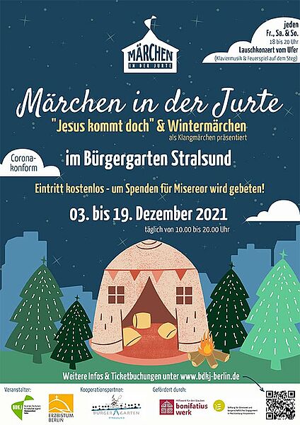 Plakat "Märchen in der Jurte"