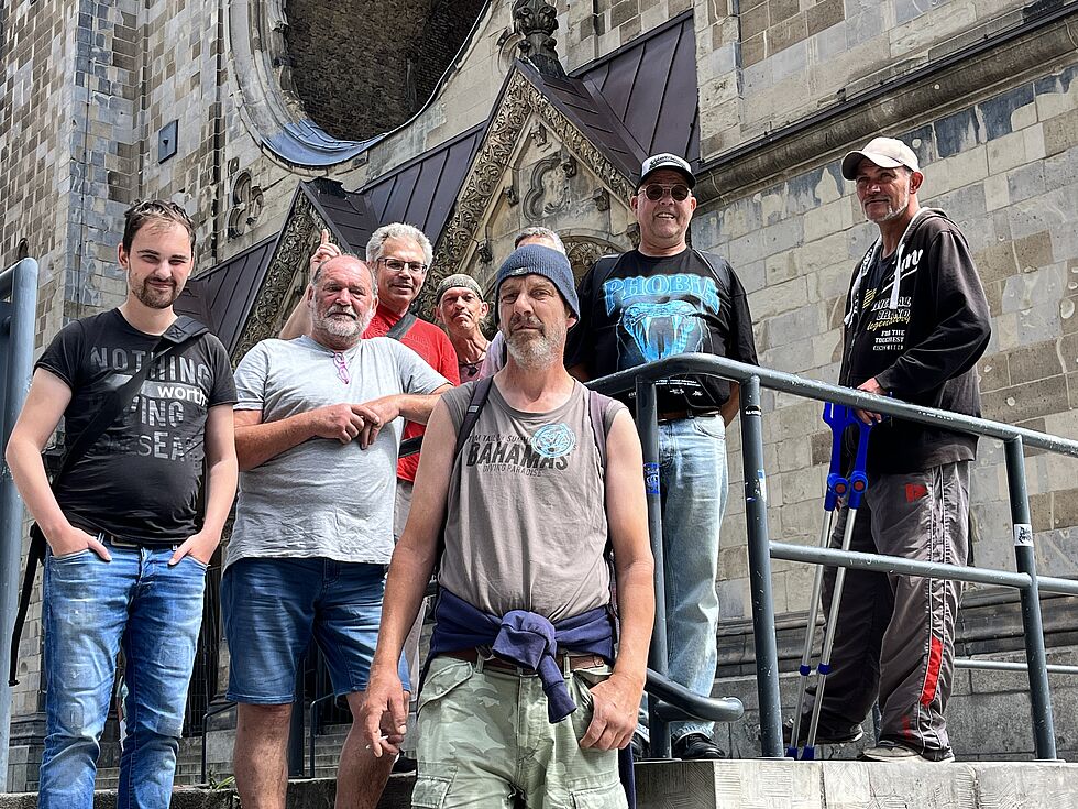 Die Projektgruppe bei einer Exkursion nach Berlin. (Foto: Claude Englebert)